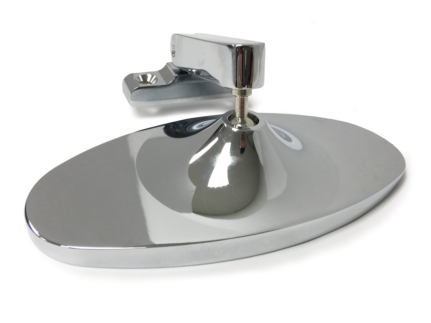 Hot Rod Interior Rear View Oval Mirror