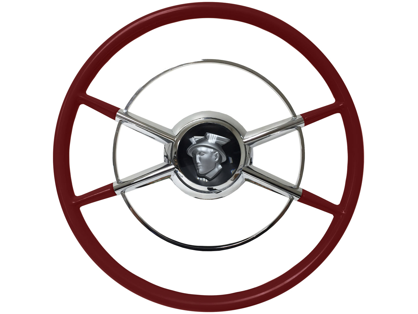 16" Crestliner Red Steering Wheel Mercury Kit