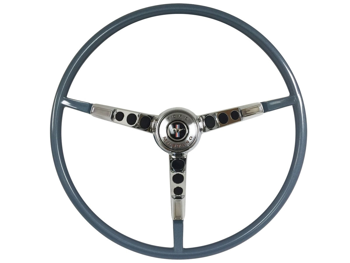 1964 1/2 Ford Mustang Blue 16" Steering Wheel Kit