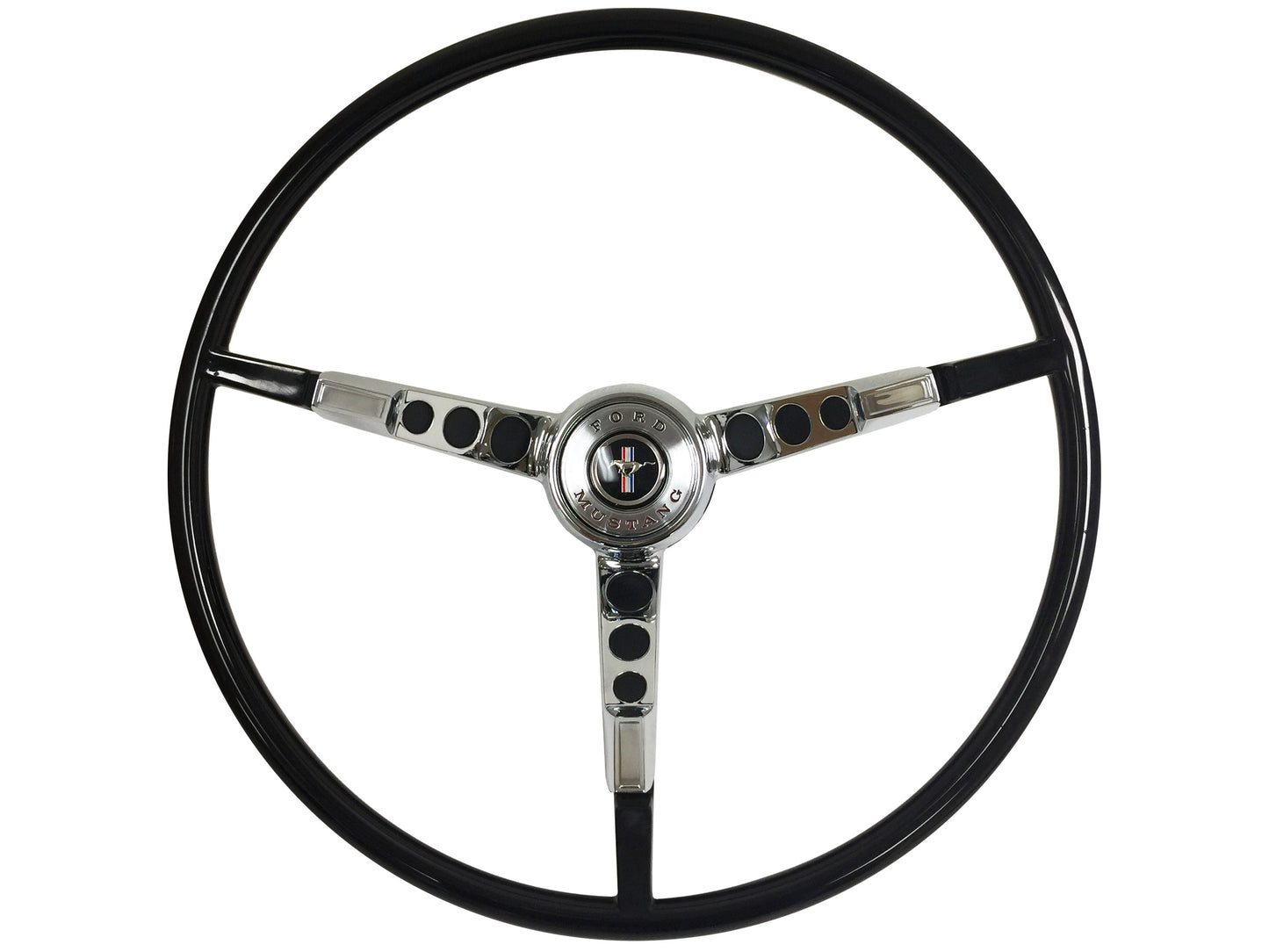 1964 1/2 Ford Mustang Black 16" Steering Wheel Kit