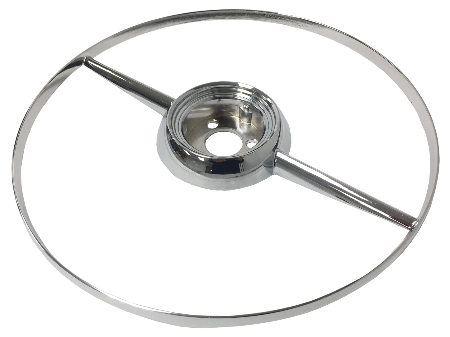 1953-54 Chevy Black Steering Wheel Kit, '53 Style Horn Cap