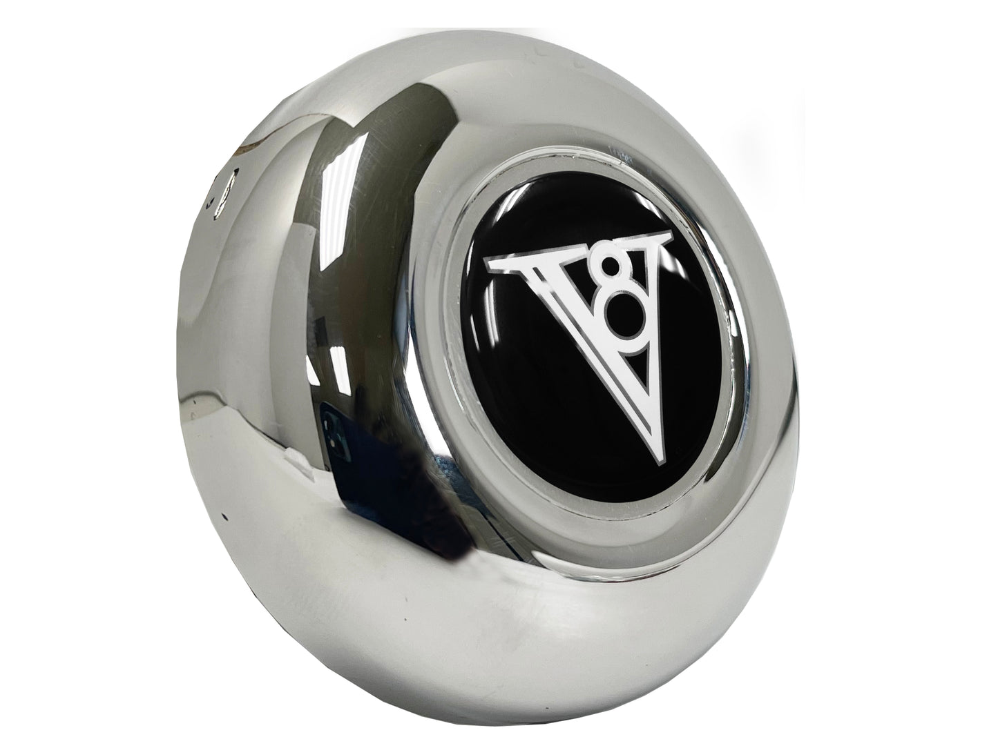 3-Bolt Horn Cap with Art Deco V8 Gel Emblem