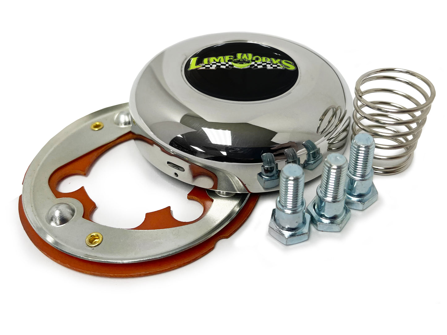 3-Bolt Horn Cap with LimeWorks Gel Emblem