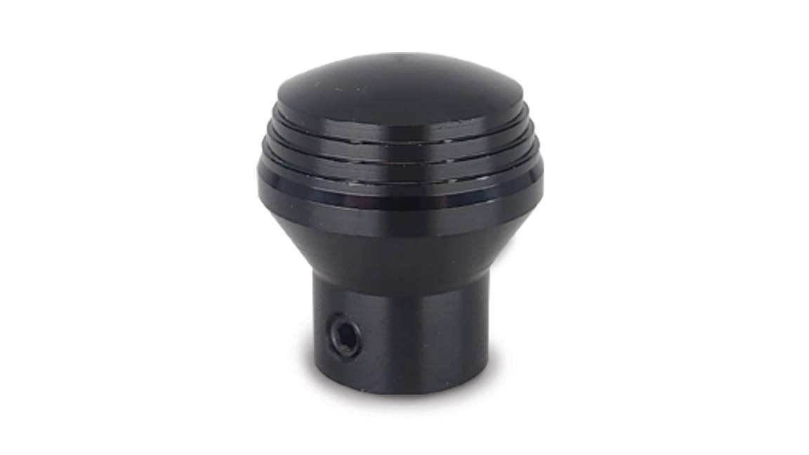 Art Deco Style Knob, Black