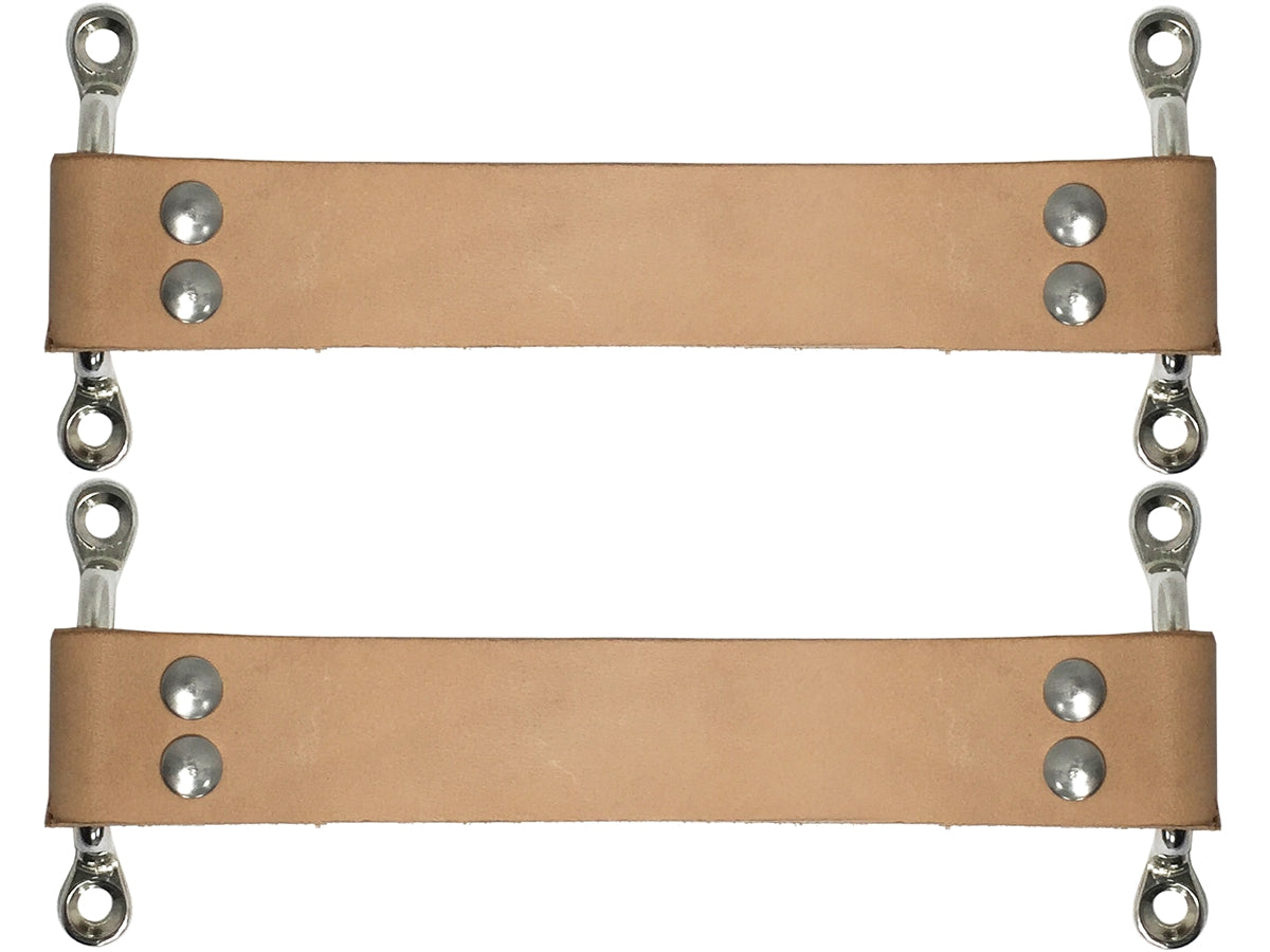 Leather Door Pull / Door Check Stainless Steel Kit (Choice of Color)