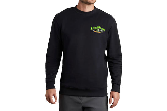 Limeworks Hot Rod Parts Black Crew Neck Sweatshirt