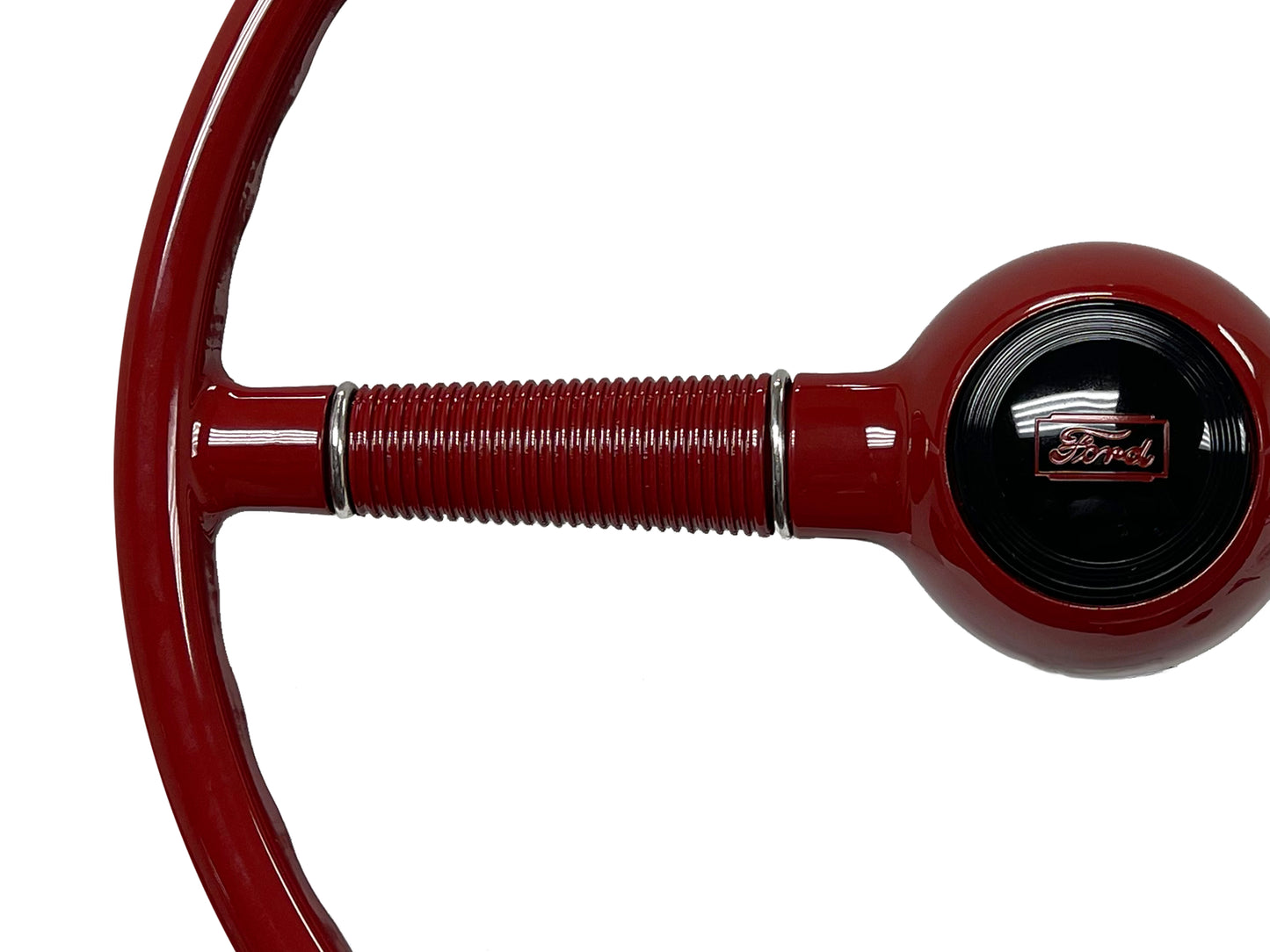16" Forty Red Steering Wheel with Ford Horn Cap