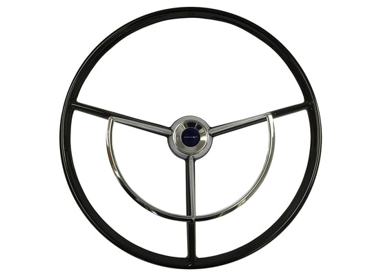 1960-63 Mercury Comet 17" Black Steering Wheel Kit