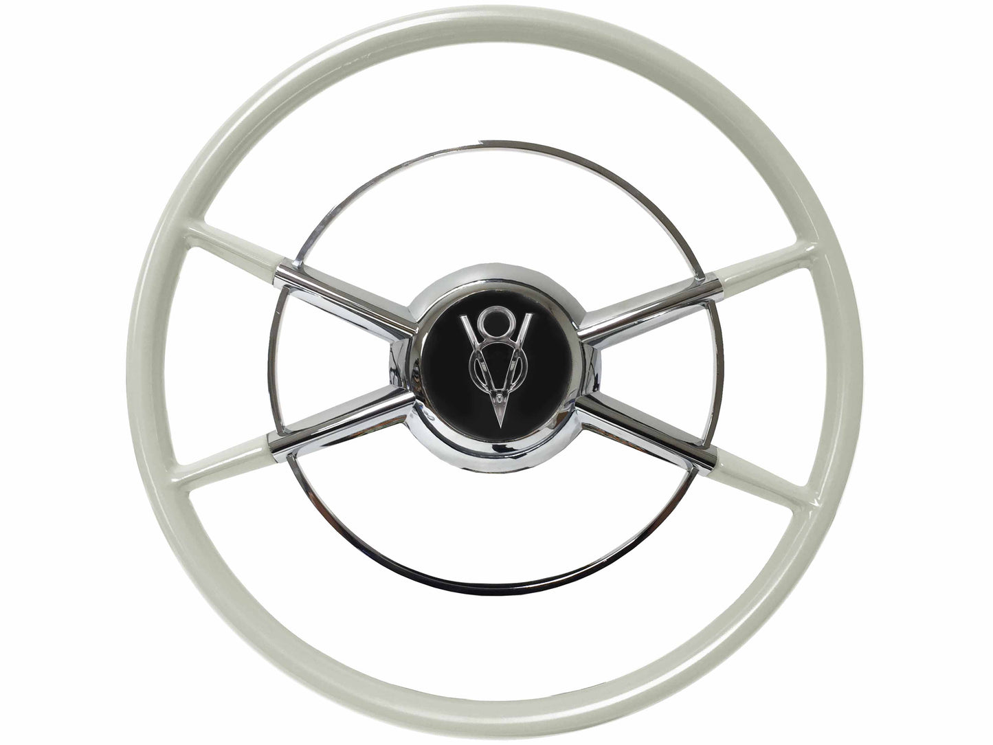 16" Crestliner Ivory Steering Wheel V8 Kit