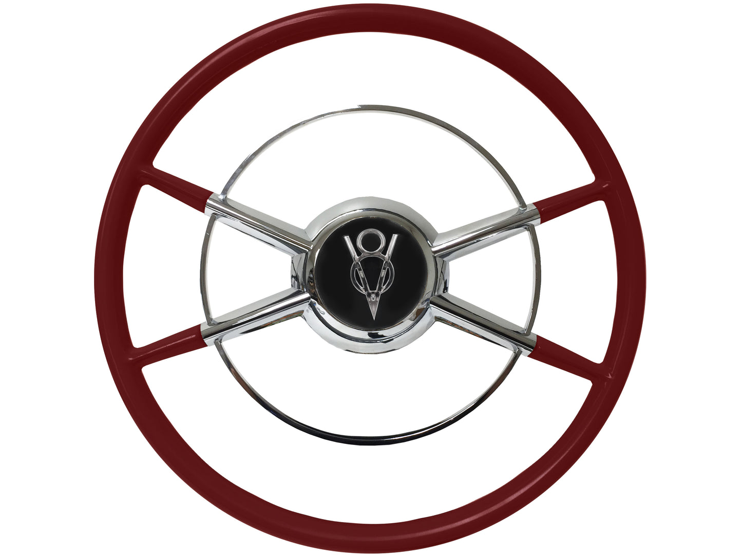 16" Crestliner Red Steering Wheel V8 Kit