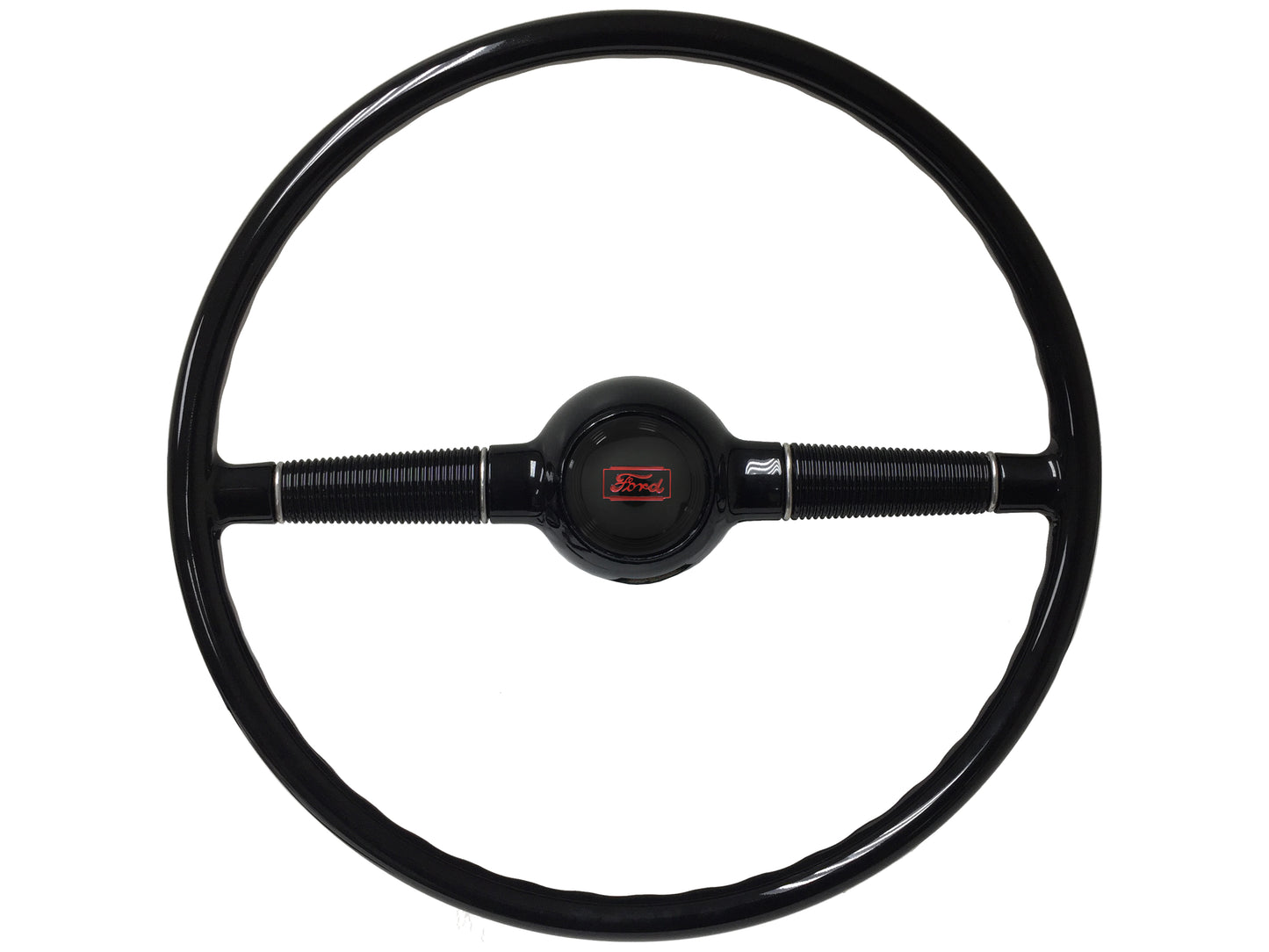 16" Forty Black Steering Wheel Kit with Ford Horn Cap