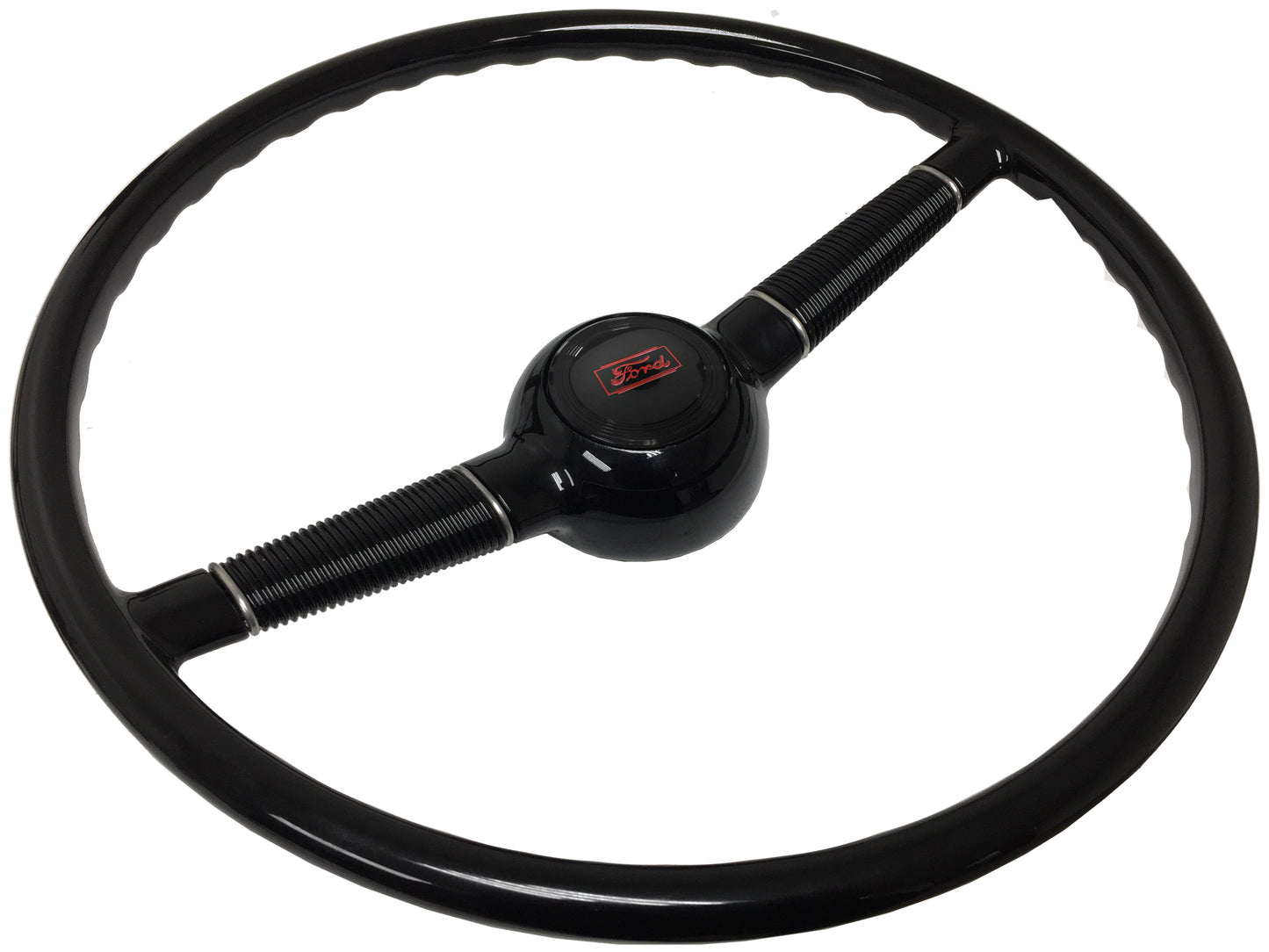 16" Forty Black Steering Wheel Kit with Ford Horn Cap