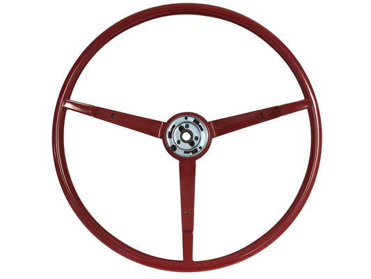 1964 1/2 Ford Mustang Red 16" Steering Wheel