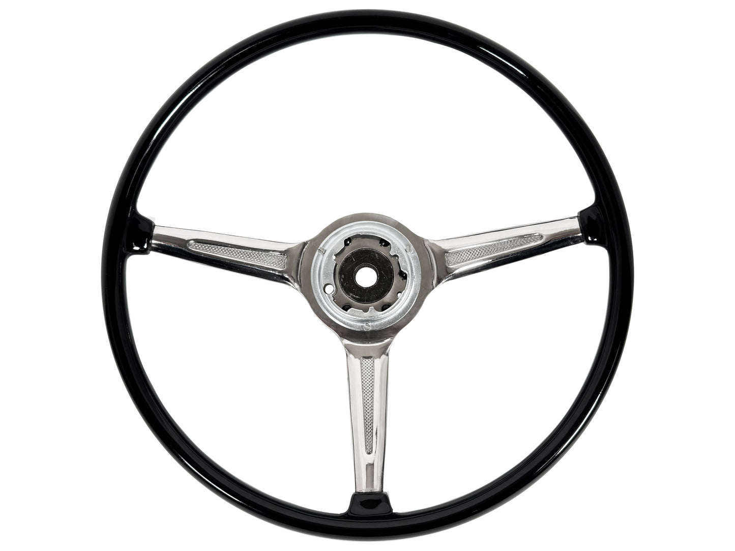 356 Porsche Style Reproduction Polished Steering Wheel