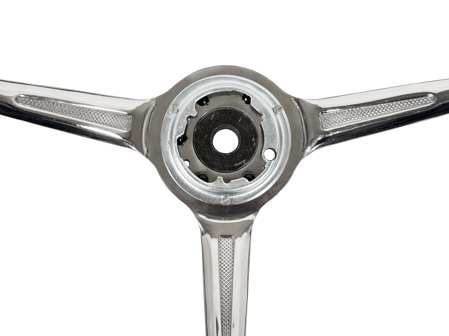 356 Porsche Style Reproduction Polished Steering Wheel