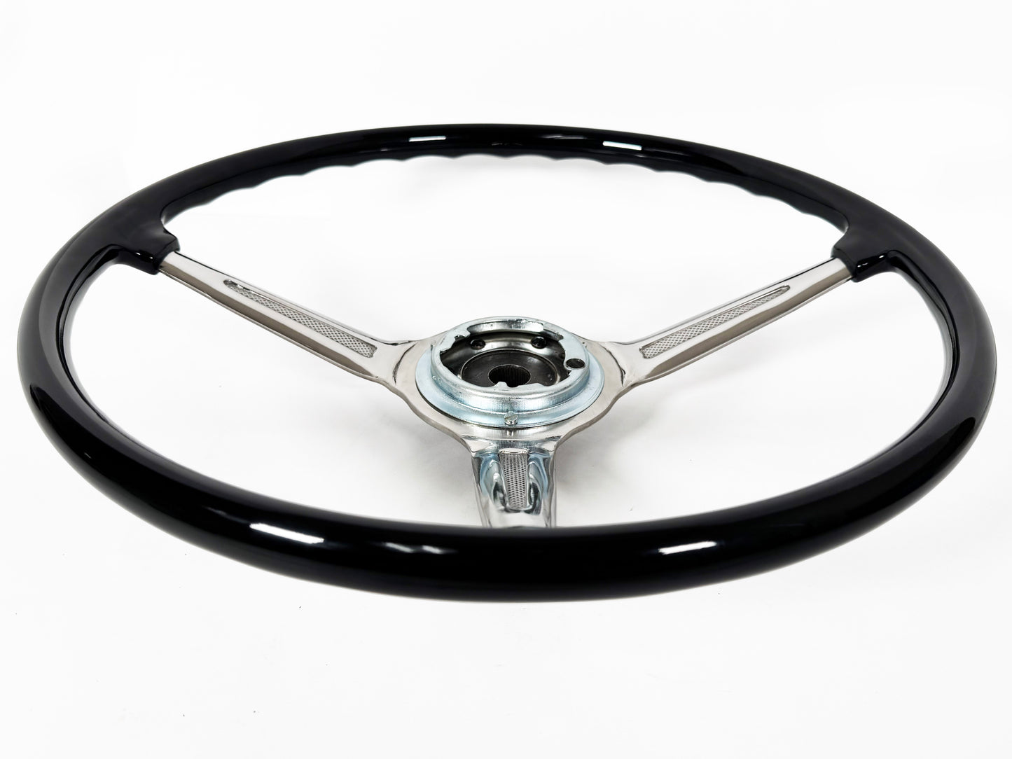 356 Porsche Style Reproduction Polished Steering Wheel
