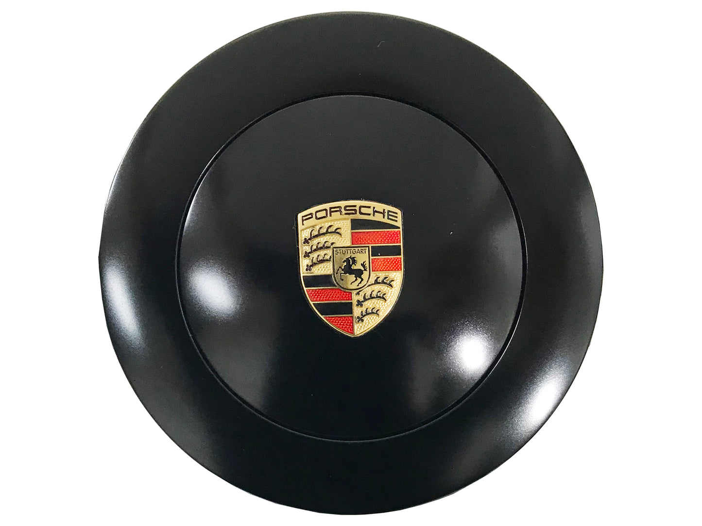 356 Porsche Style 9-Bolt Steering Wheel Black Kit