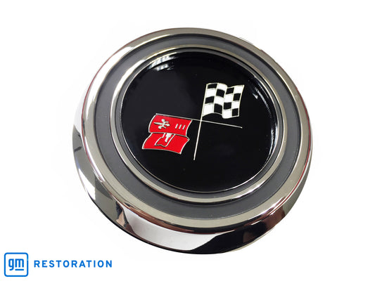 Chevrolet Cross Flags Horn Cap OE#3899365