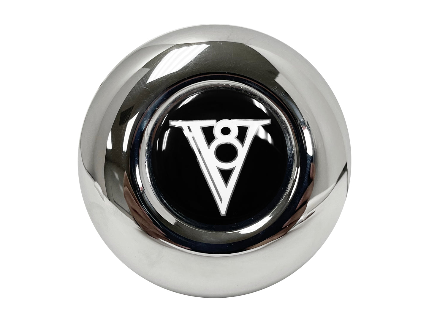 3-Bolt Horn Cap with Art Deco V8 Gel Emblem