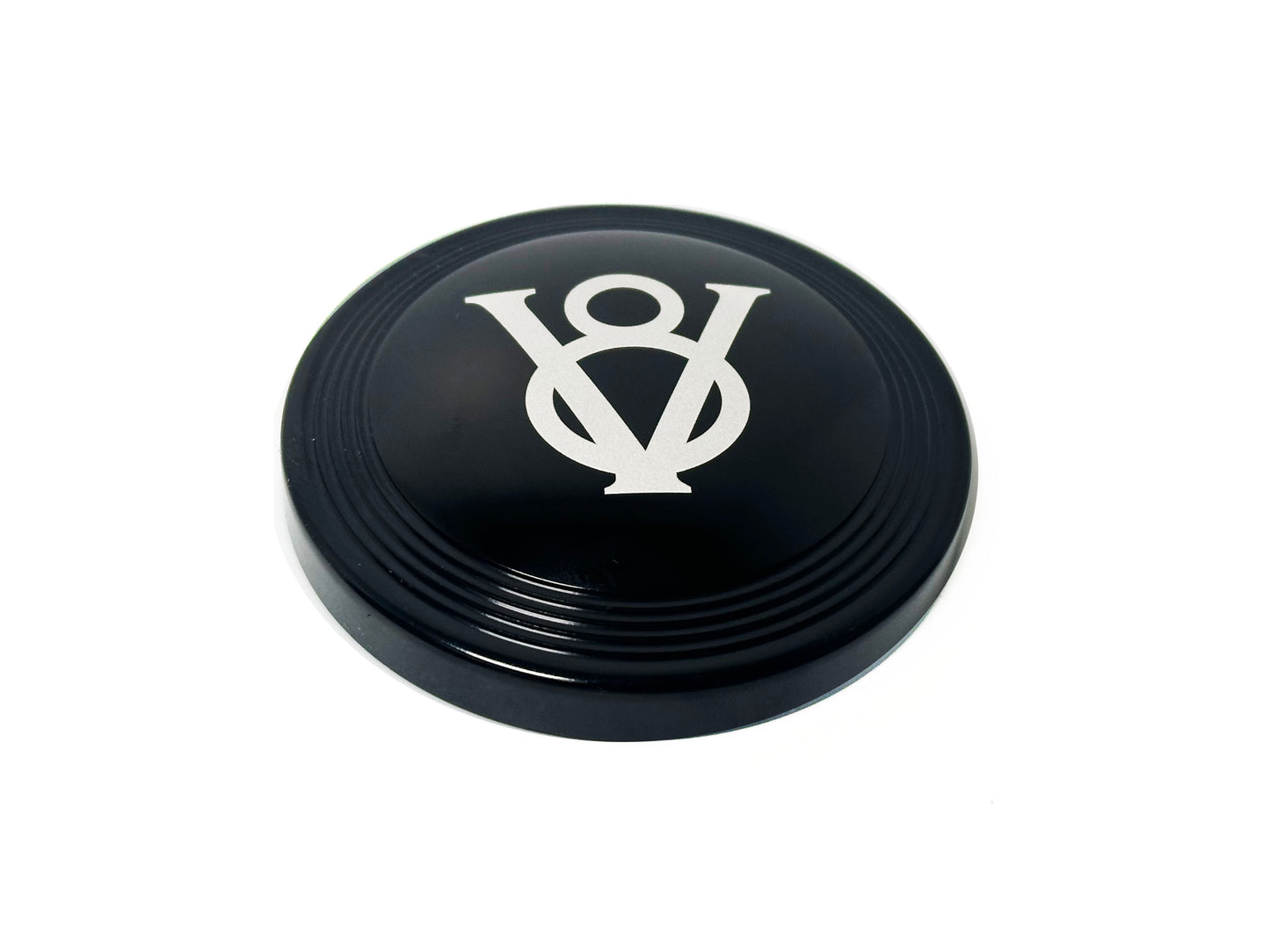 16" Forty Red Steering Wheel with Hot Rod V8 Horn Cap