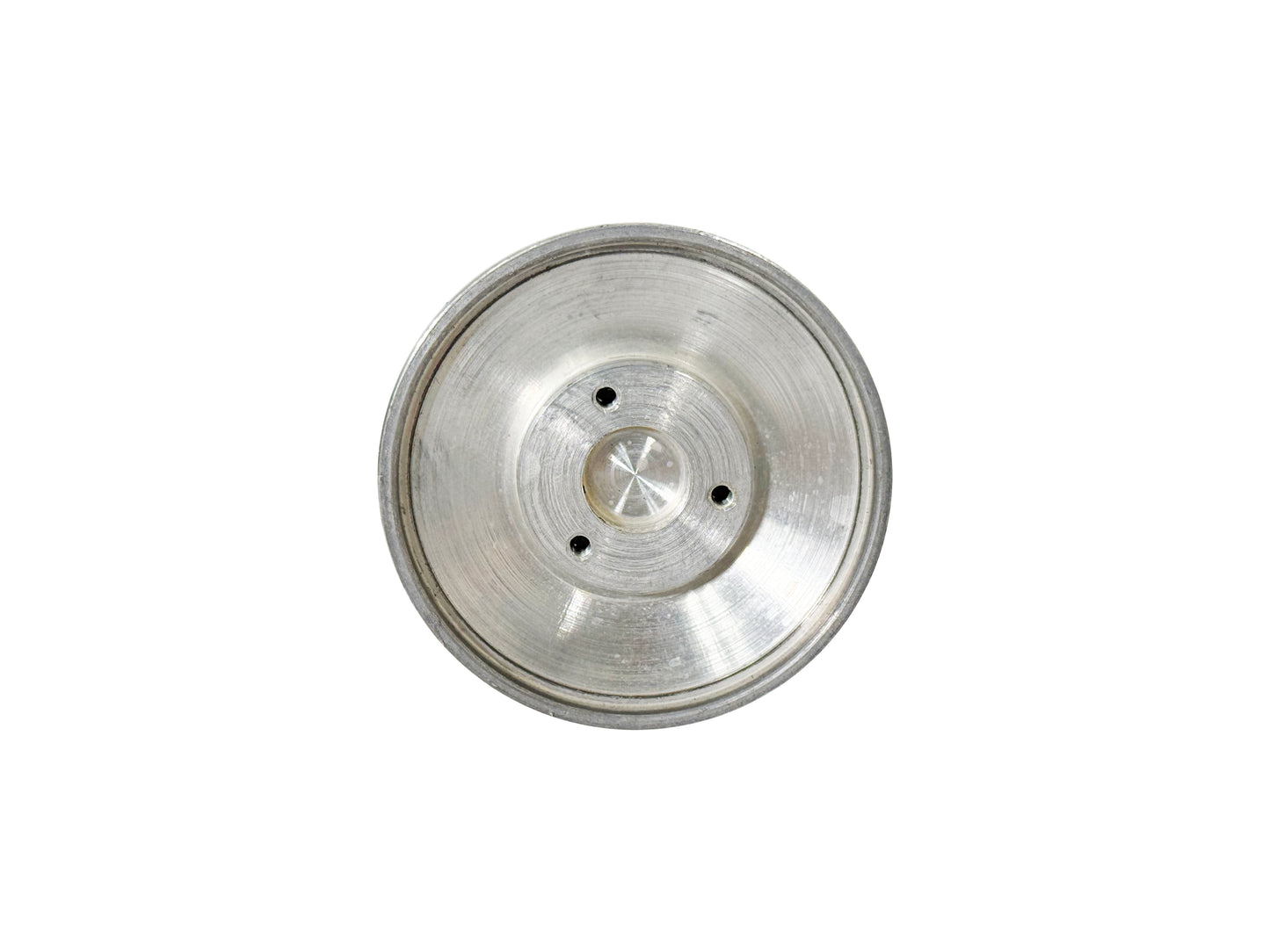 Laser Etched Hot Rod V8 Polished Billet Horn Cap