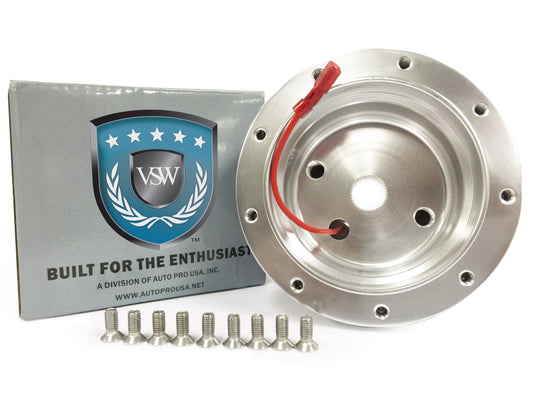 1961-69 Mopar 9-Bolt Silver Steering Wheel Hub Adapter