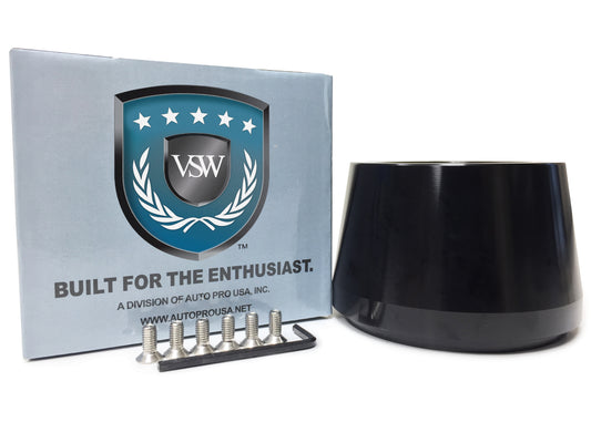 Flaming River GM Style Black 6-Bolt Steering Wheel Hub Adapter