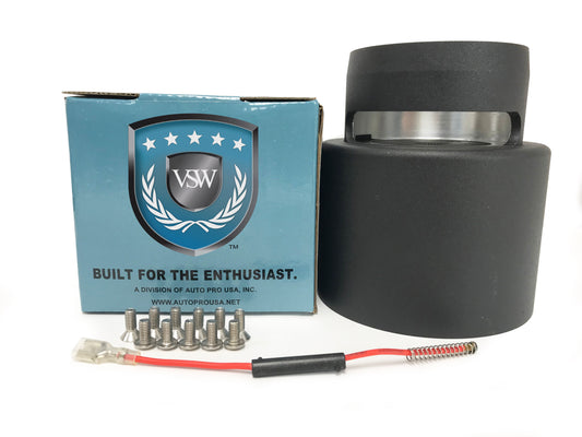 1969-89 GM Style Telescopic 6-Bolt Black Steering Wheel Hub Adapter
