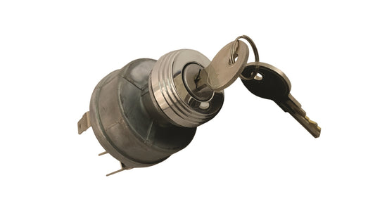 Art Deco Style Keyed Ignition Switch, Polished